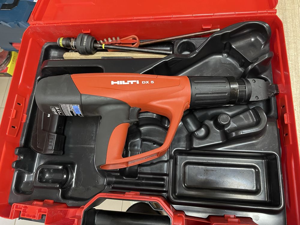 Hilti DX 5 + MX 72 / пороховий монтажний пістолет Хілті