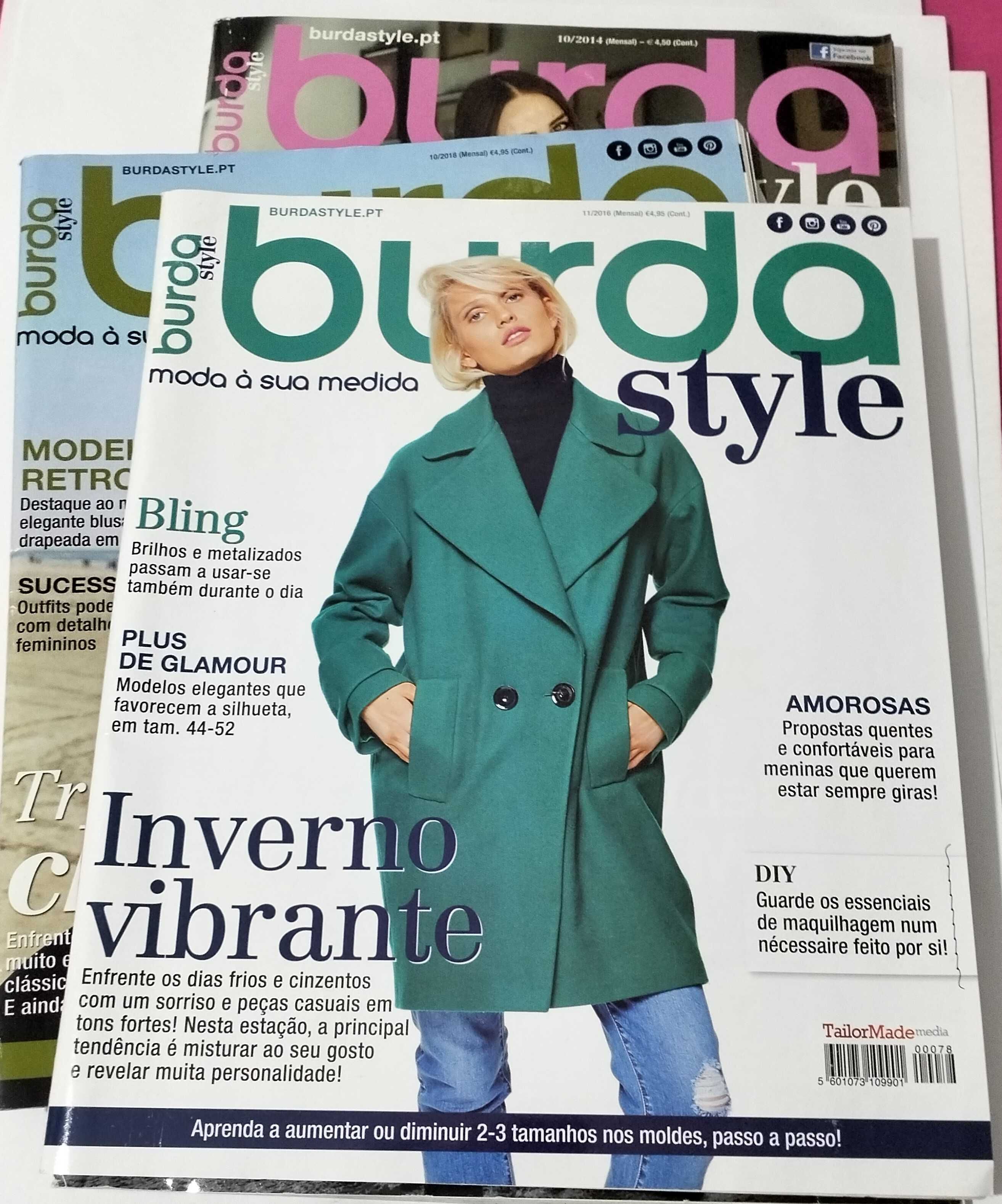 Revistas Costura, Costura criativa e de Ponto de cruz