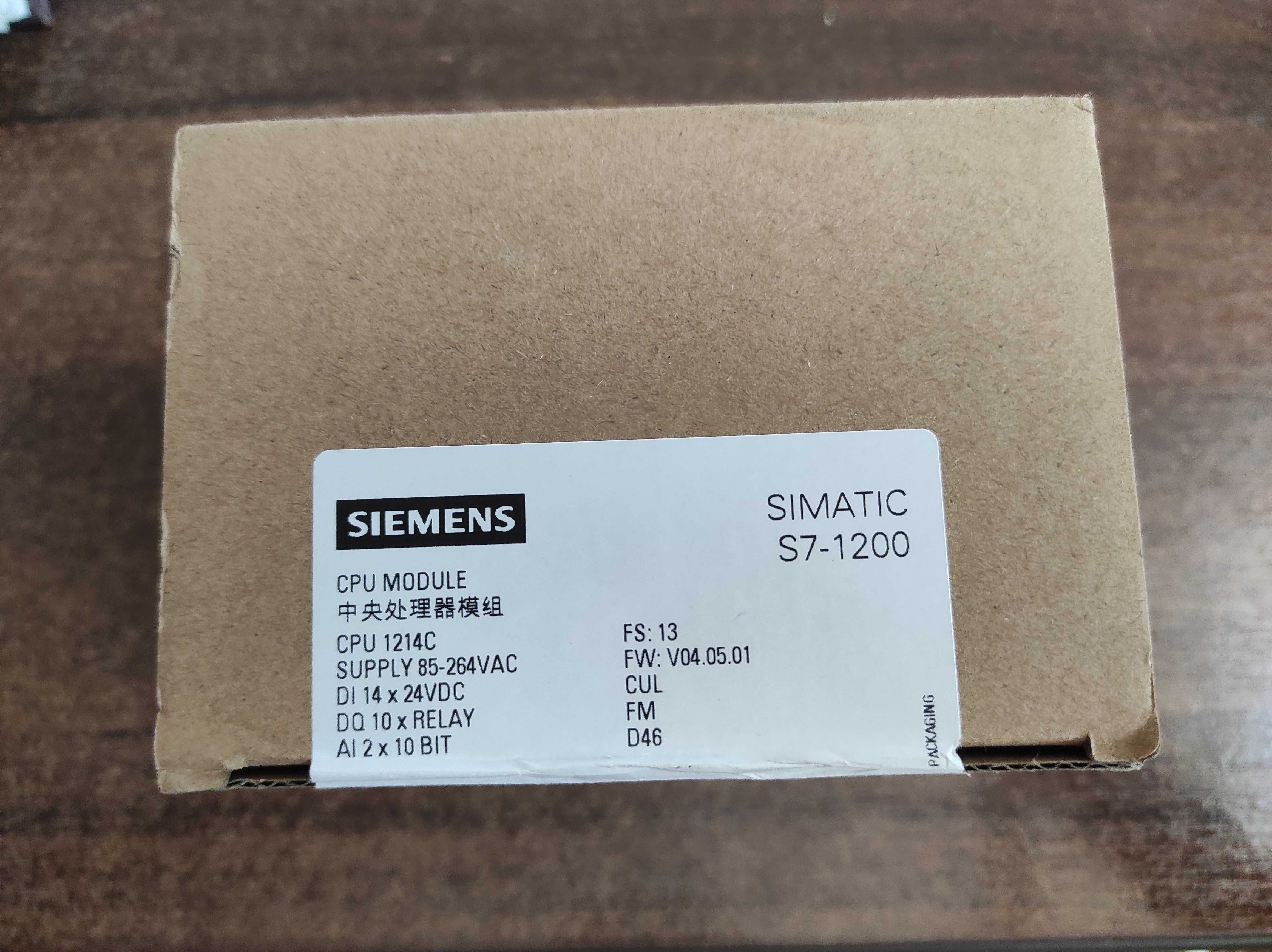 Контролери Siemens Simatic S7-1200 CPU 1212 CPU 1214 CPU 1215
