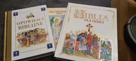 Zestaw na komunię "Biblia dla dzieci" i "Opowieści biblijne" Nowe