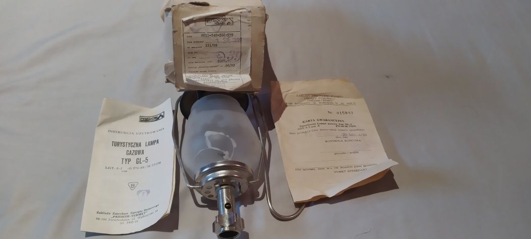 Lampa gazowa z PRL-u