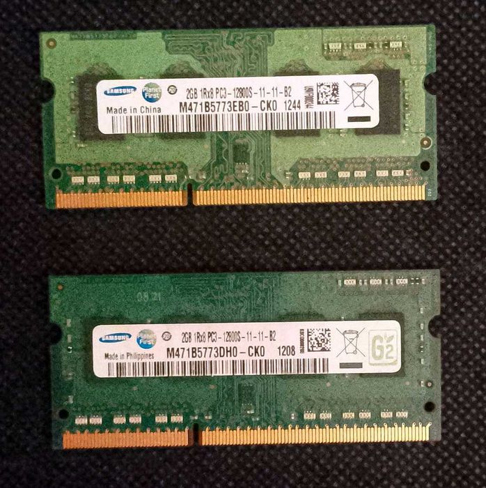 Pamięć RAM Samsung / 2 x 2 GB / DDR3 / 1600MHz