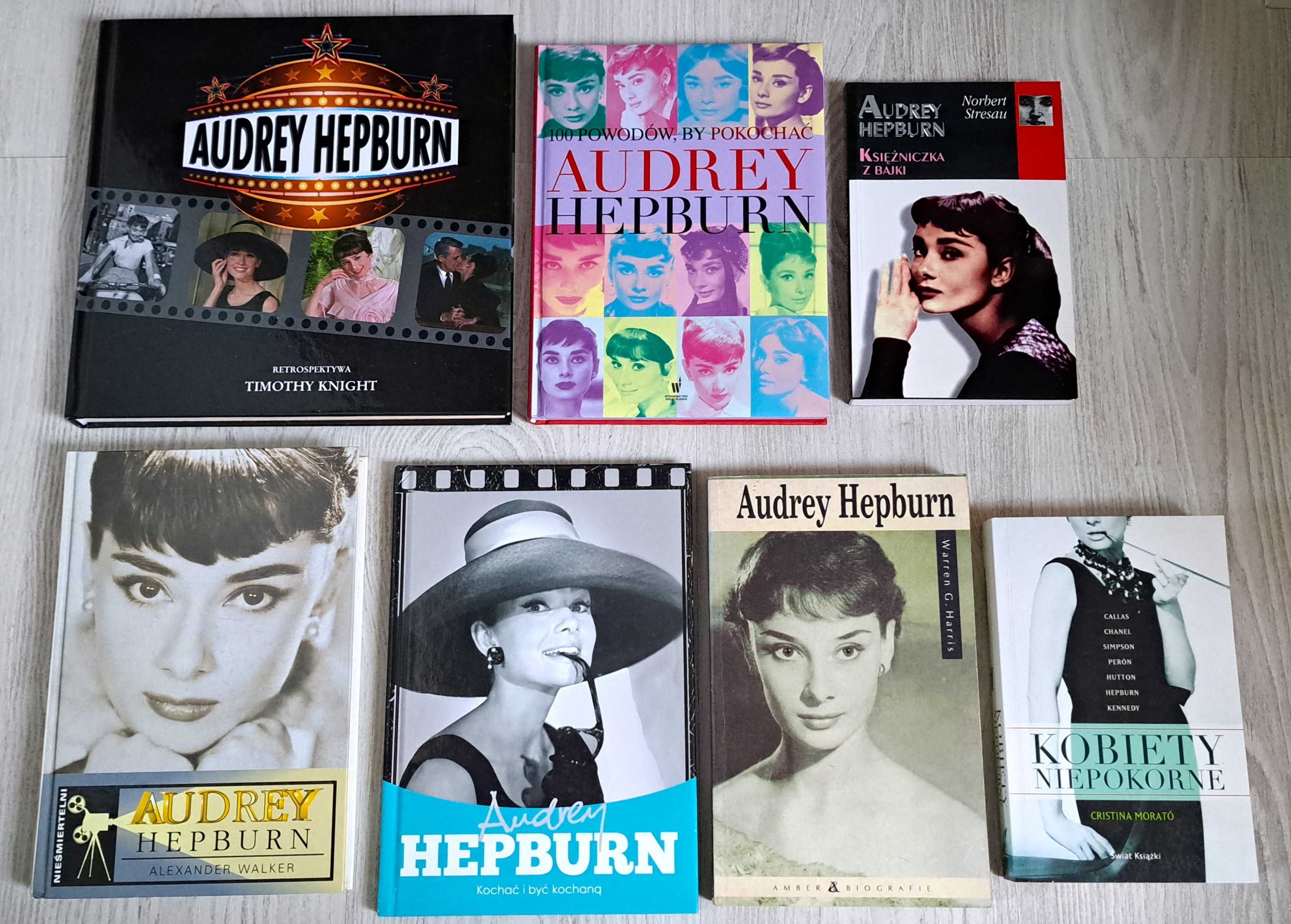 7x Audrey Hepburn Warren G. Harris Kochać Księżniczka z bajki Morato