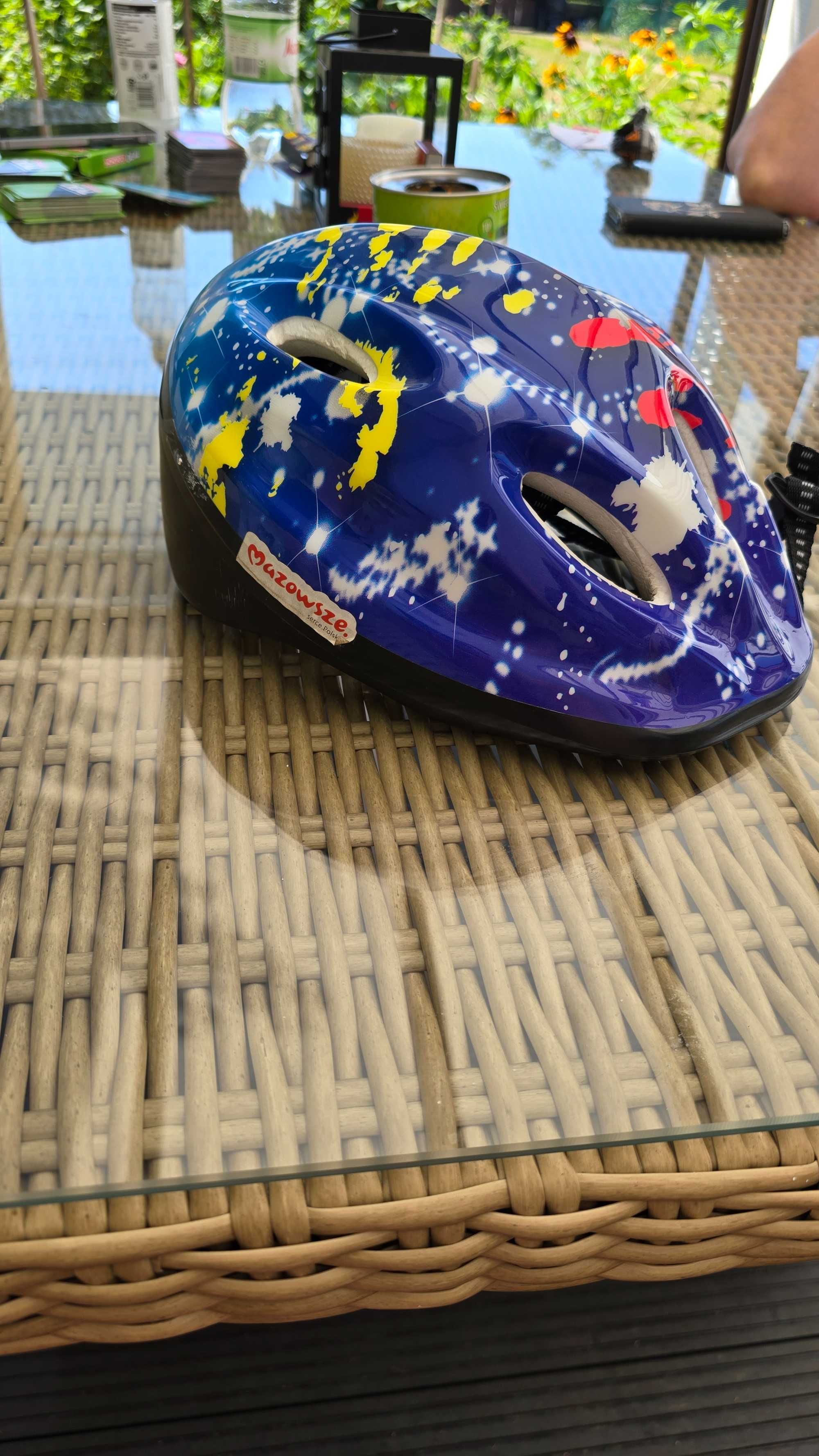 Kask rowerowy dla chlopca i dziewczynki