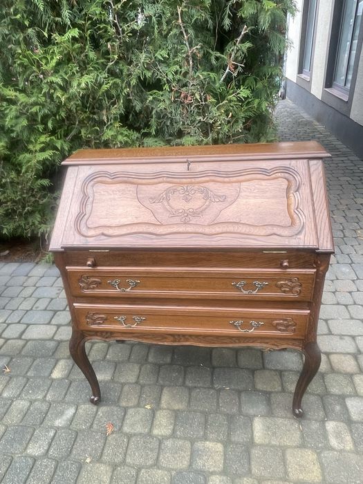 Sekretarzyk ludwikowski biurko szuflady Ludwik XV