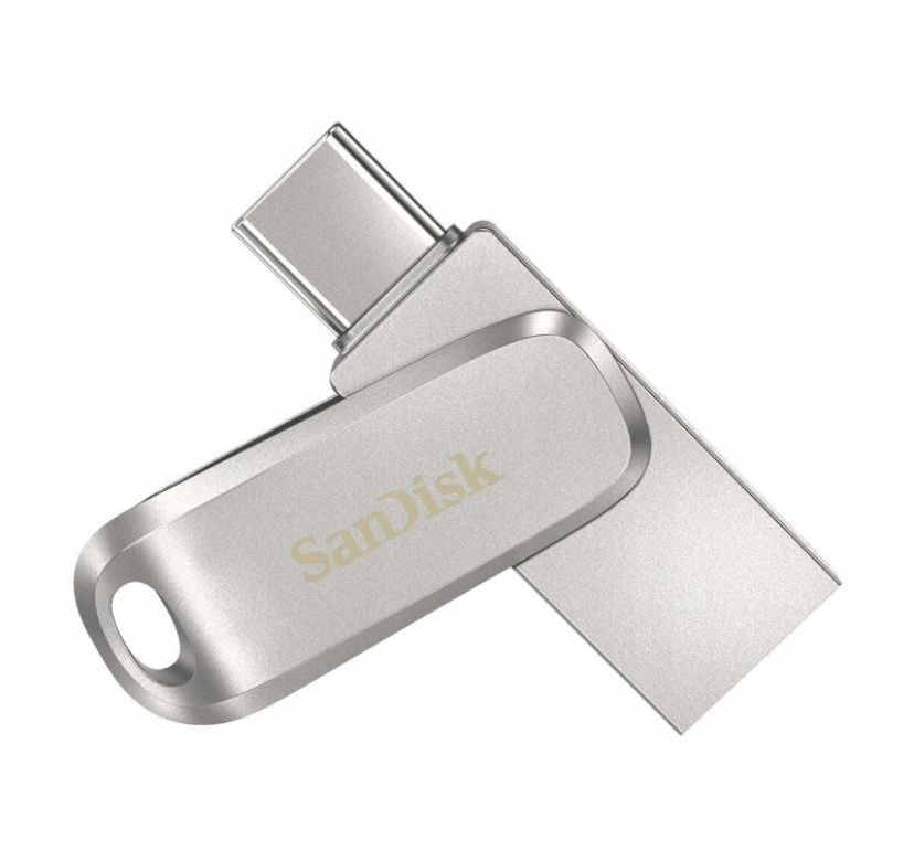 Nowy Pendrive SanDisk ULTRA DUAL DRIVE LUXE USB Typ C 128GB 400MB/s