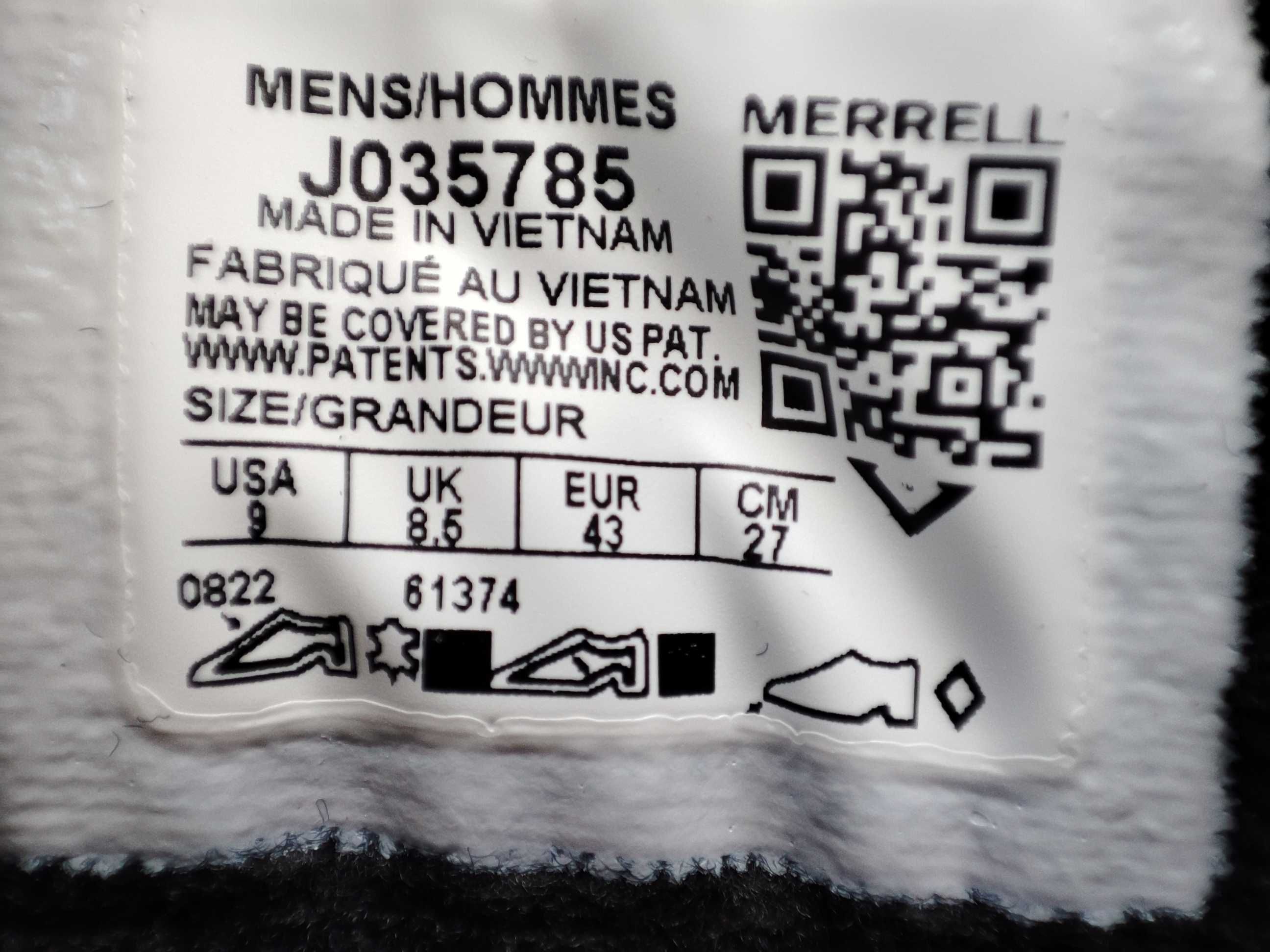 ОРИГІНАЛ 100%! Чоловічі черевики Merrell Moab 3 Mid Gore-TEX J035785