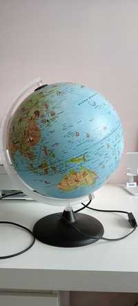 Globus podświetlany lampka 40cm ZWIERZĘTA