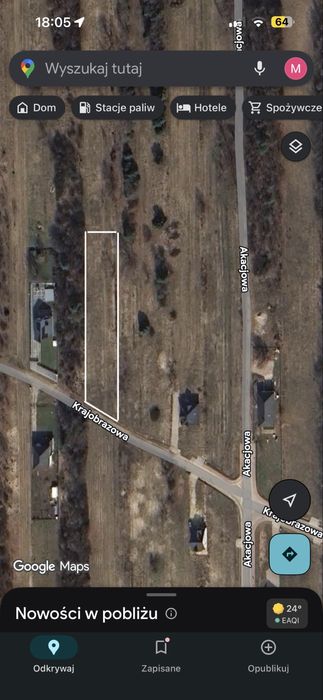 Działka budowlana 2000 m² Janaszów, gm. Zagnańsk, woj. świętokrzyskie