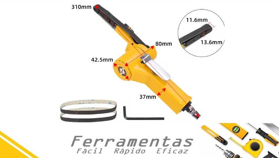 Lixadeira Pneumática  10 mm- Nova