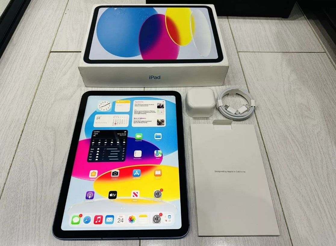 Ipad 10th 64gb Blue как новый