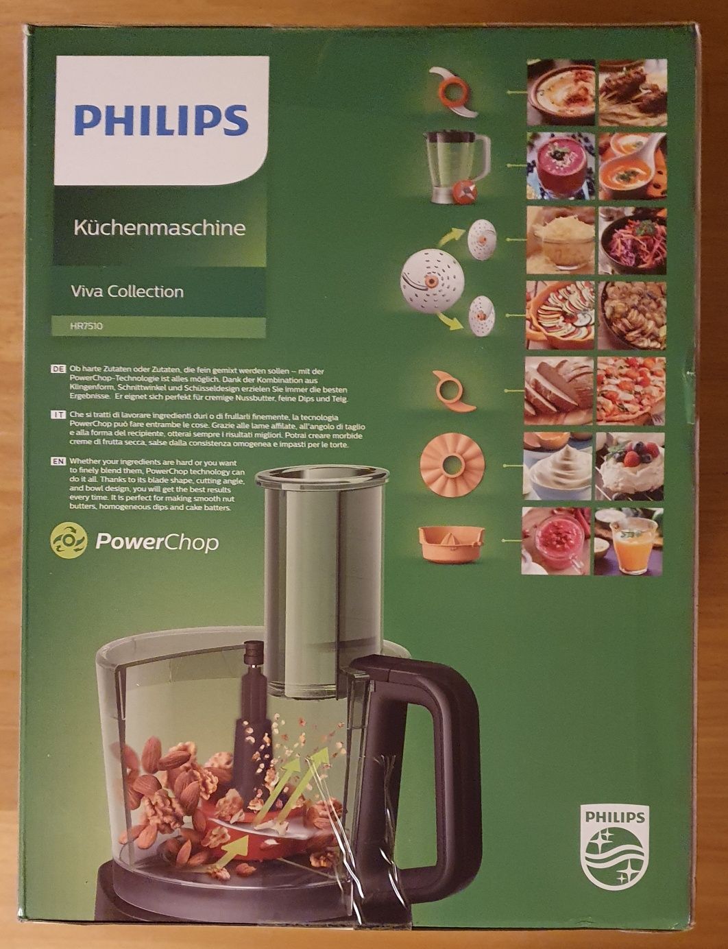 Roubot de Cozinha Philips PowerChop HR7510