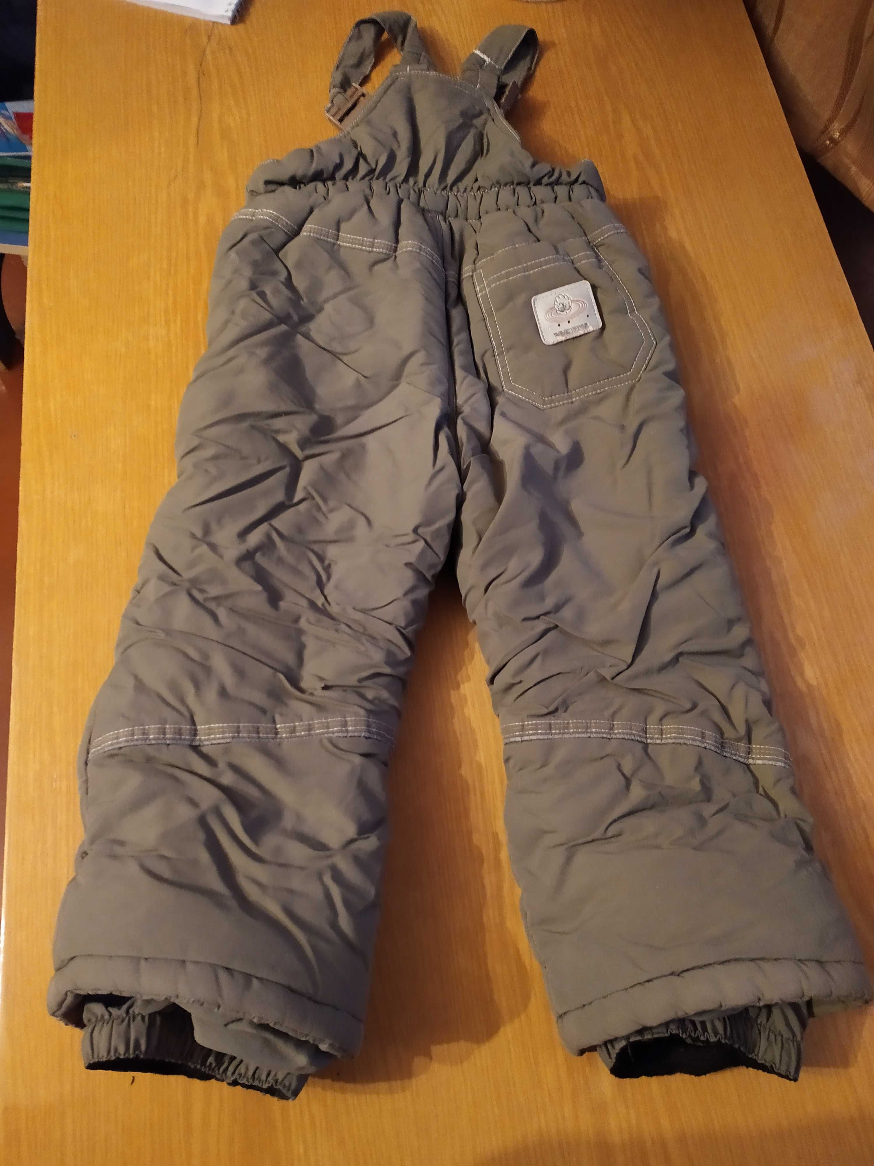 Детские штаны зимние (полукомбинезон), на рост 98см
