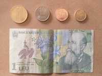 Moedas libras egípcias lei (ron) romenos francos suíços dólares EUA