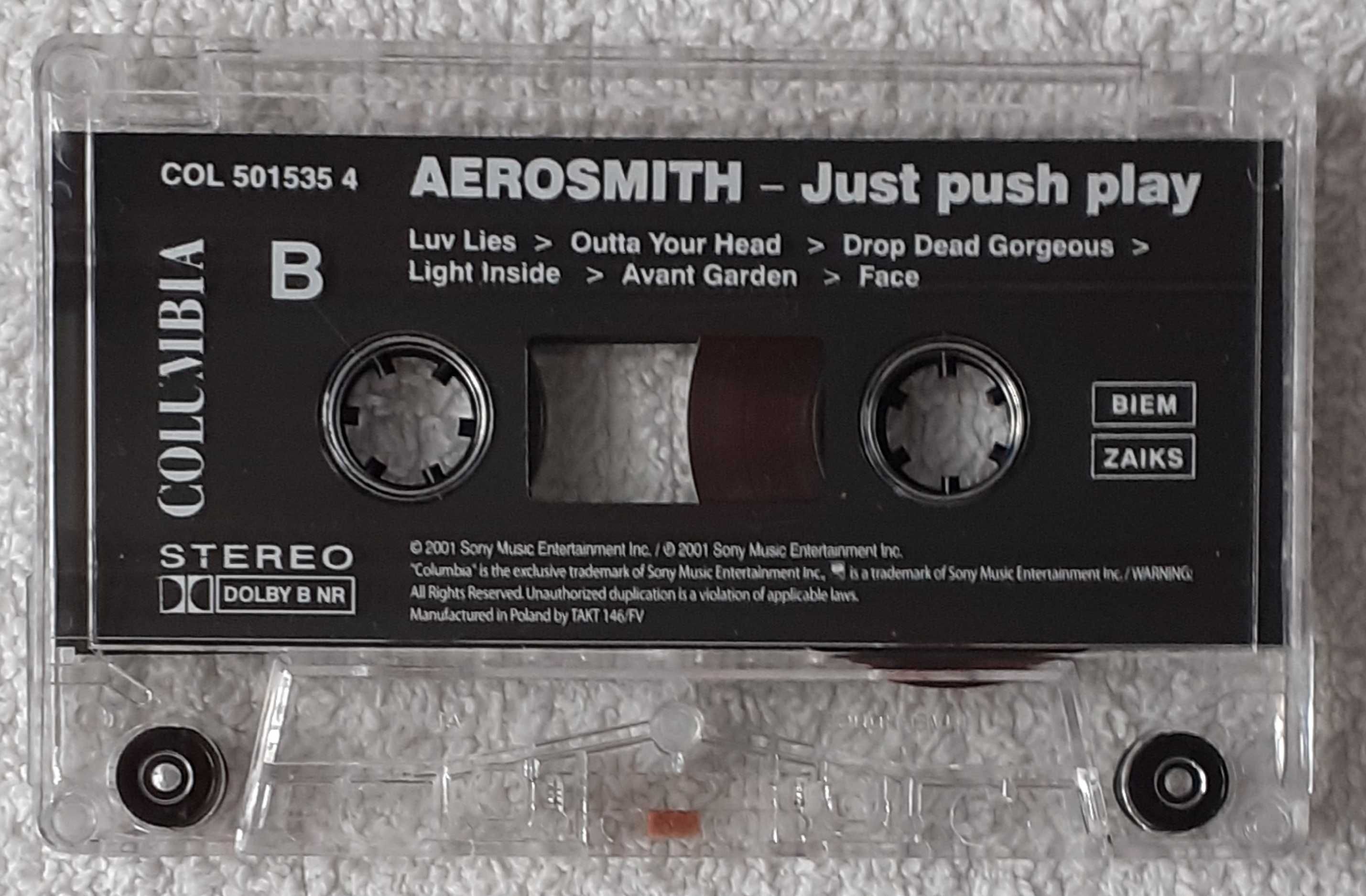 Aerosmith – Just Push Play (Cassette, Album)