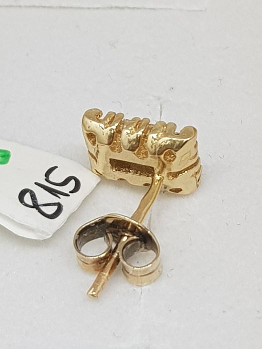 Złote kolczyki z cyrkoniami złoto 585