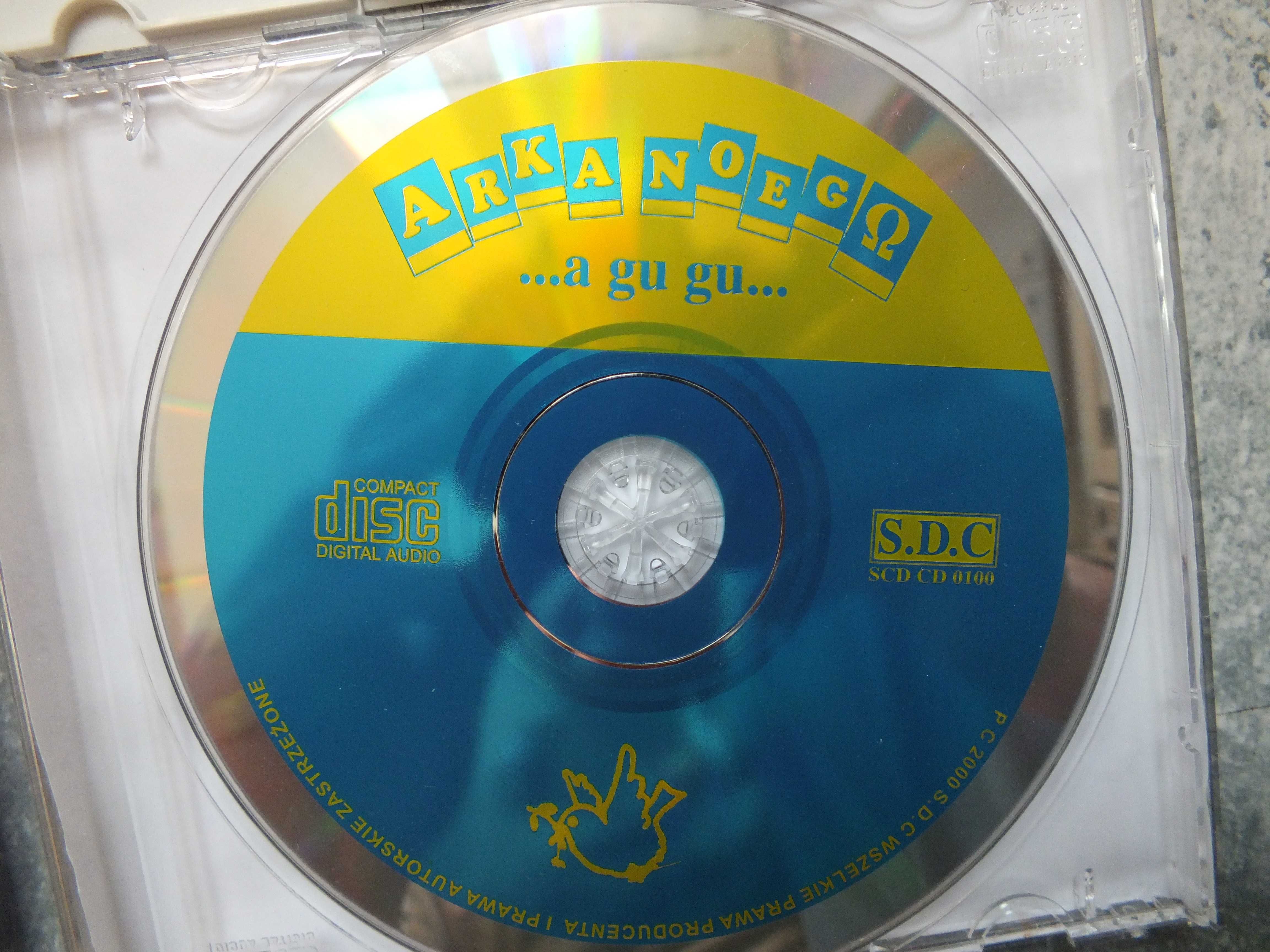 2szt. płyta CD ARKA NOEGO - Piosenki i kolędy na żywo,  A GU GU 2000r.