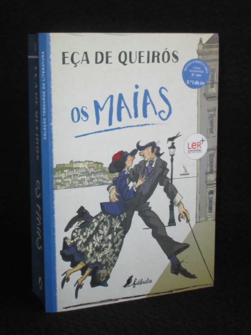 Livro Os Maias Eça de Queirós Tesouros da Literatura Fábula