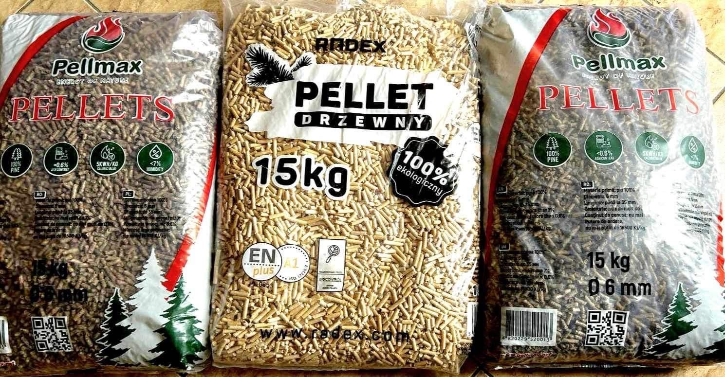 Pellet drzewny dębowy ,  CERTYFIKOWANY A1 EN plus
