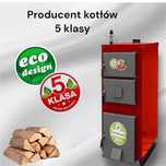 Kotły 18 kW Pleszewskie FENIKS UNI Piece zasypowe węglowe drewno Piec