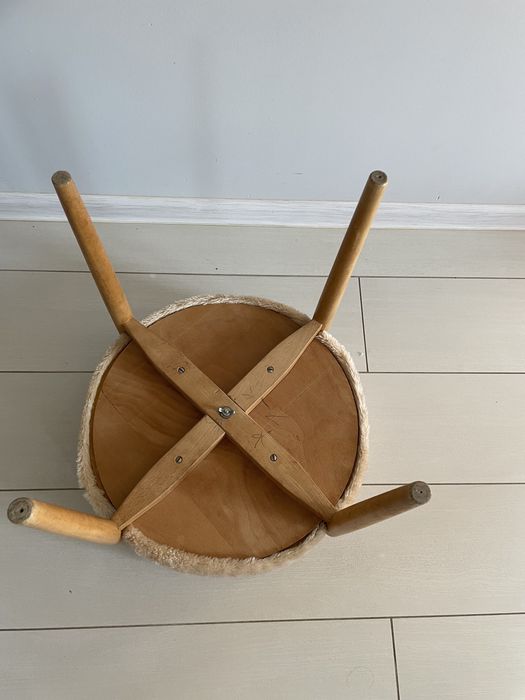 Stołek,podnóżek Skandynawia lata ’70