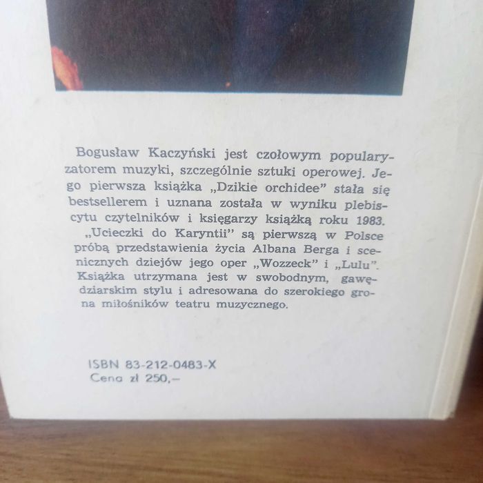 Książka Ucieczki do Karyntii Bogusław Kaczyński