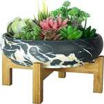 doniczka na sukulenty, 25,5 CM duża doniczki bonsai ze stojakiem
