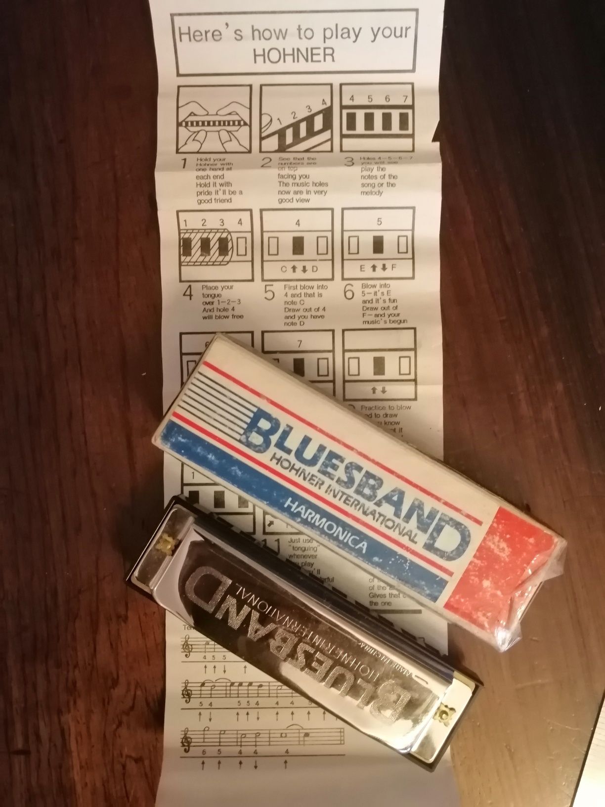 Harmonica vintage Hoehner Bluesband