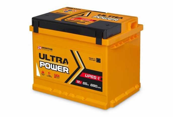 Akumulator Ultra Power 12V 65Ah 680A Mocna Ukraina UP-65-1