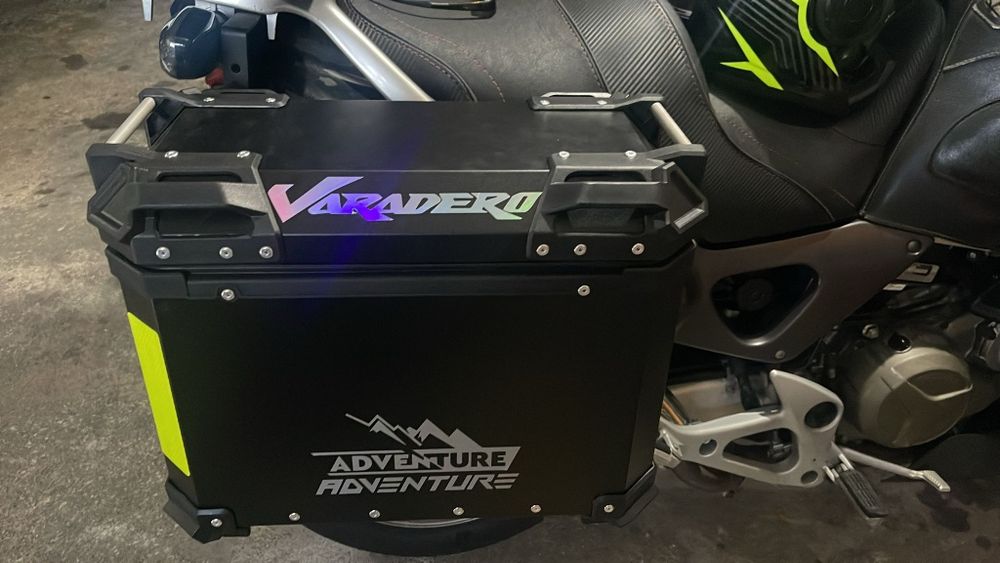 (NOVO) Malas Laterais + Top Case Alumínio Honda Varadero