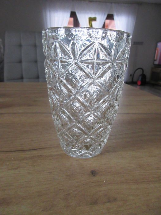 Wazon kryształ grube szkło