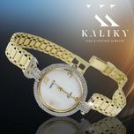 PRZEŚLICZNY 14k złoty damski zegarek 27,5g NOWY - OKAZJA lw004y K