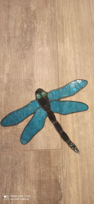 Śliczne witrażowe ozdoby na okno