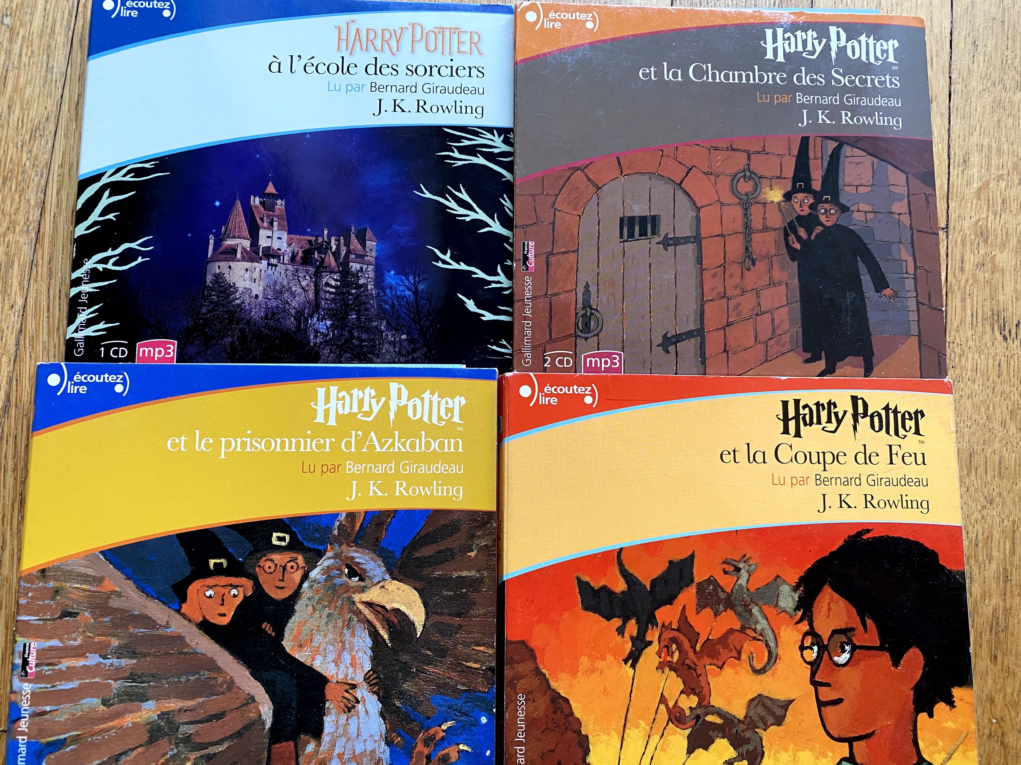 Harry Potter 4 audiobooki  J.K.Rowling  en francais