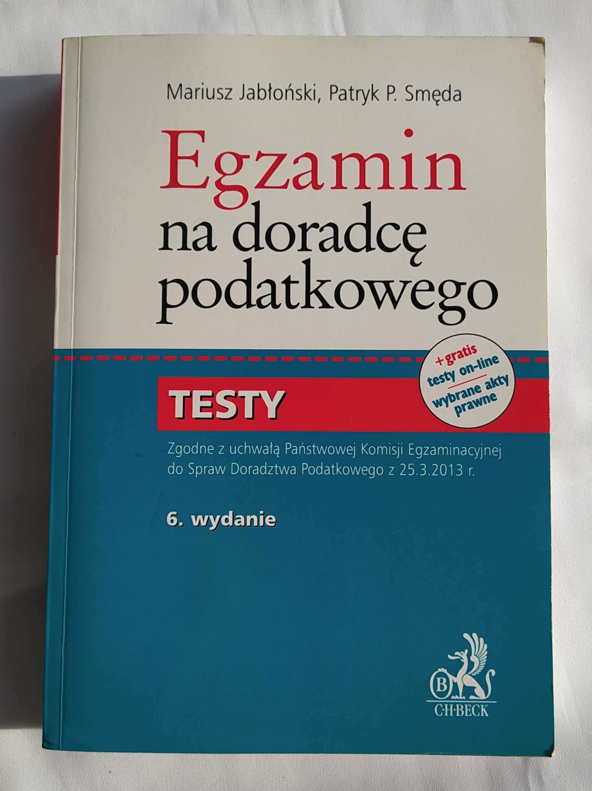Egzamin na doradcę podatkowego TESTY