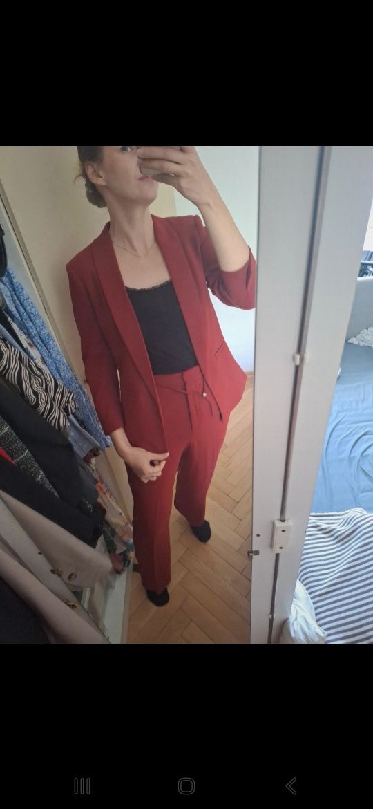 H&M komplet garnitur spodnie i marynarka s 36