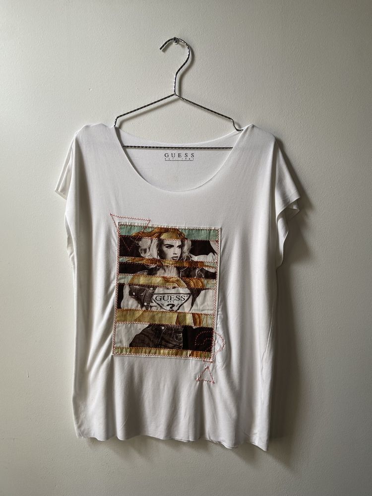 Bluzka T-shirt Guess oversize