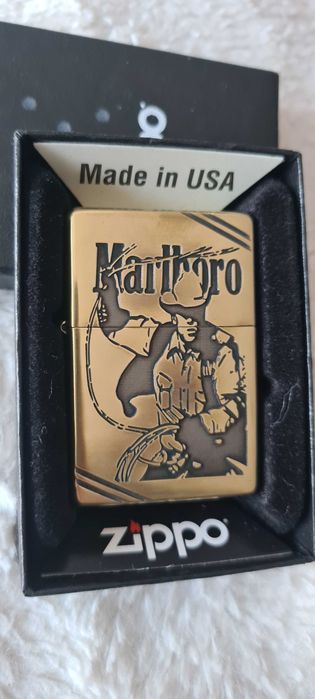 Zapalniczka Zippo Marlboro Brass. 2023r. Nowa