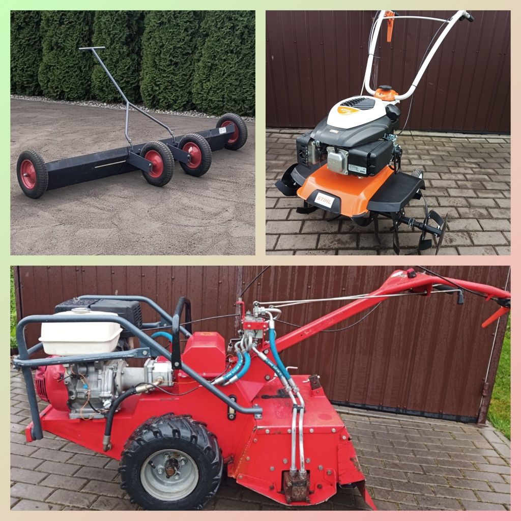 Wynajem aerator, zagęszczarka,rębak,łuparka,glebogryzarka,wertykulator