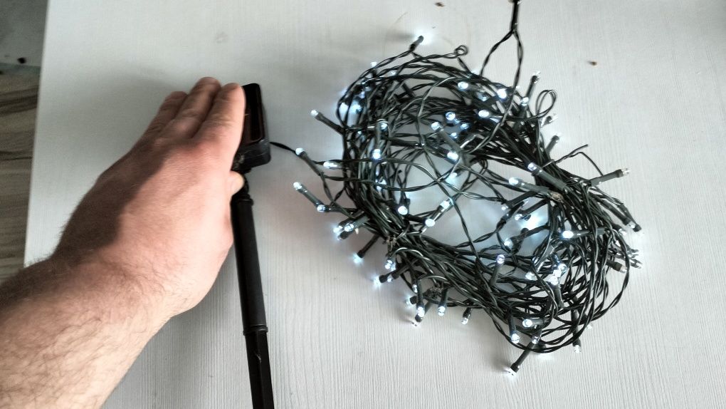 Lampki solarne 100 LED