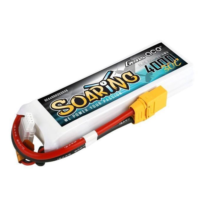 Akumulator Gens Ace Soaring 4000Mah 11.1V 30C 3S1P Xt90