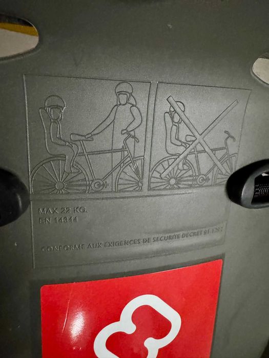 Porta-Criança de Bicicleta HAMAX Smiley – Em Excelente Estado