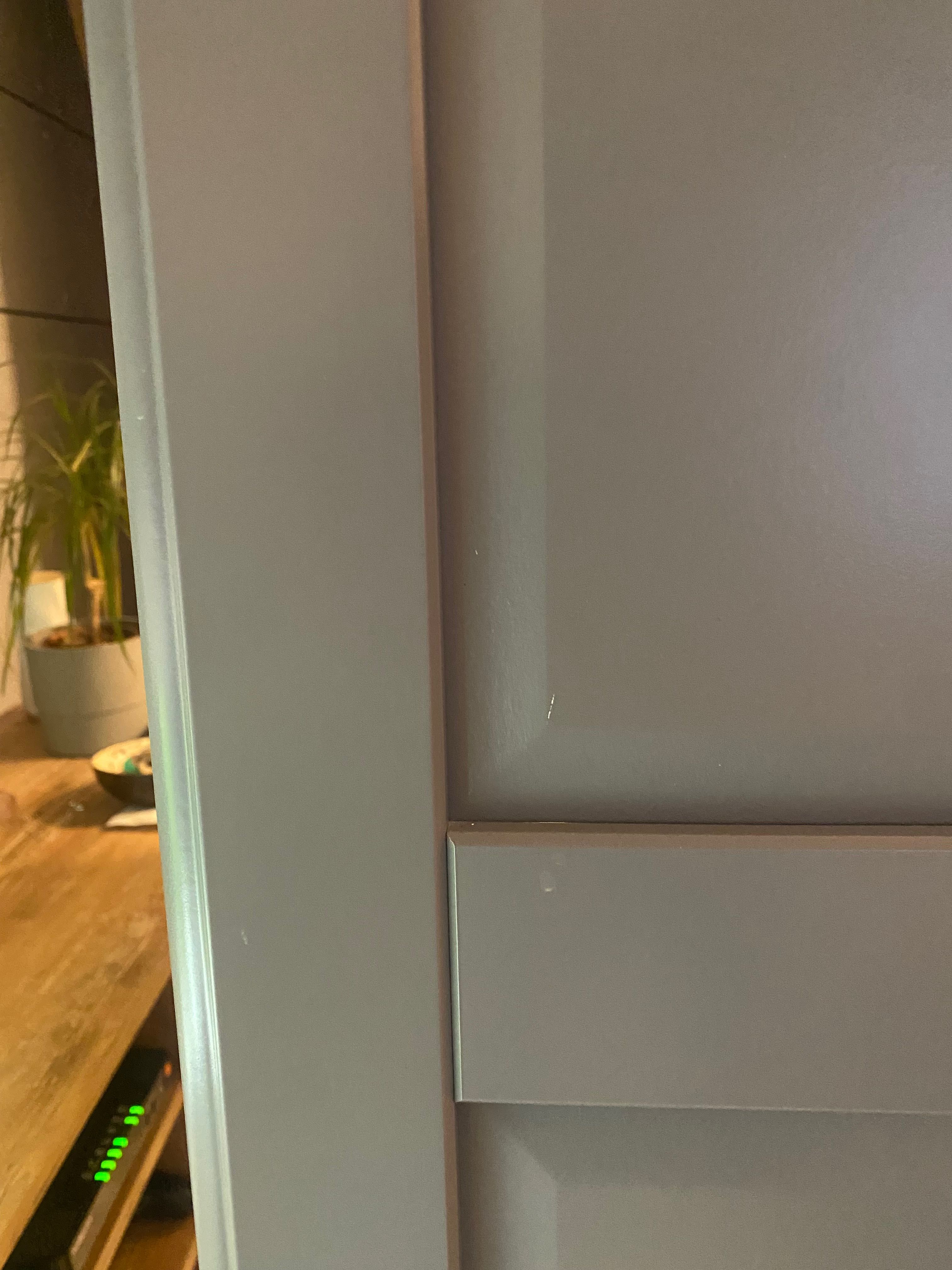Drzwi Tyssedal 2 skrzydła Ikea szare