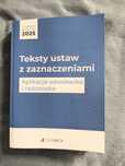 Egzamin wstępny 2025. Teksty ustaw z zaznaczeniami