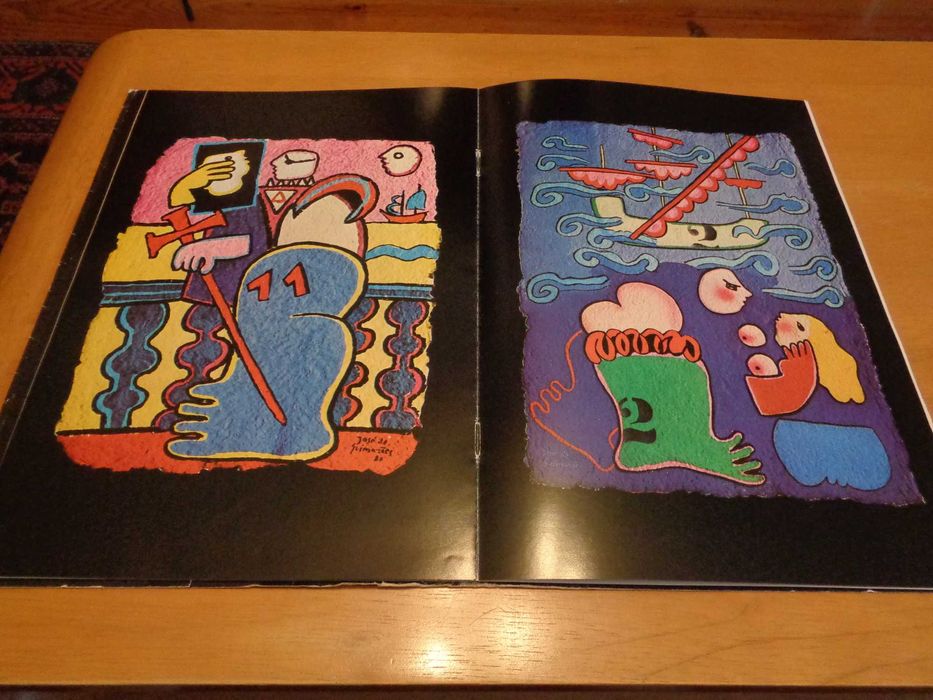 Ciclo Camões - José de Guimarães - 1979/1981 - Raro Livro - Ilustrado