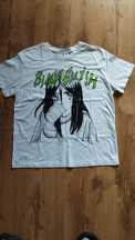 Koszulka bluzka t-shirt billie eilish m Bershka biała