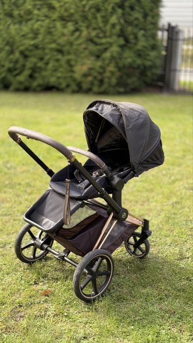 Wózek CYBEX Priam rose gold – gondola, spacerówka, baza GRATISY