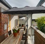 Parasol duży 300 x 160  antracyt  UB116