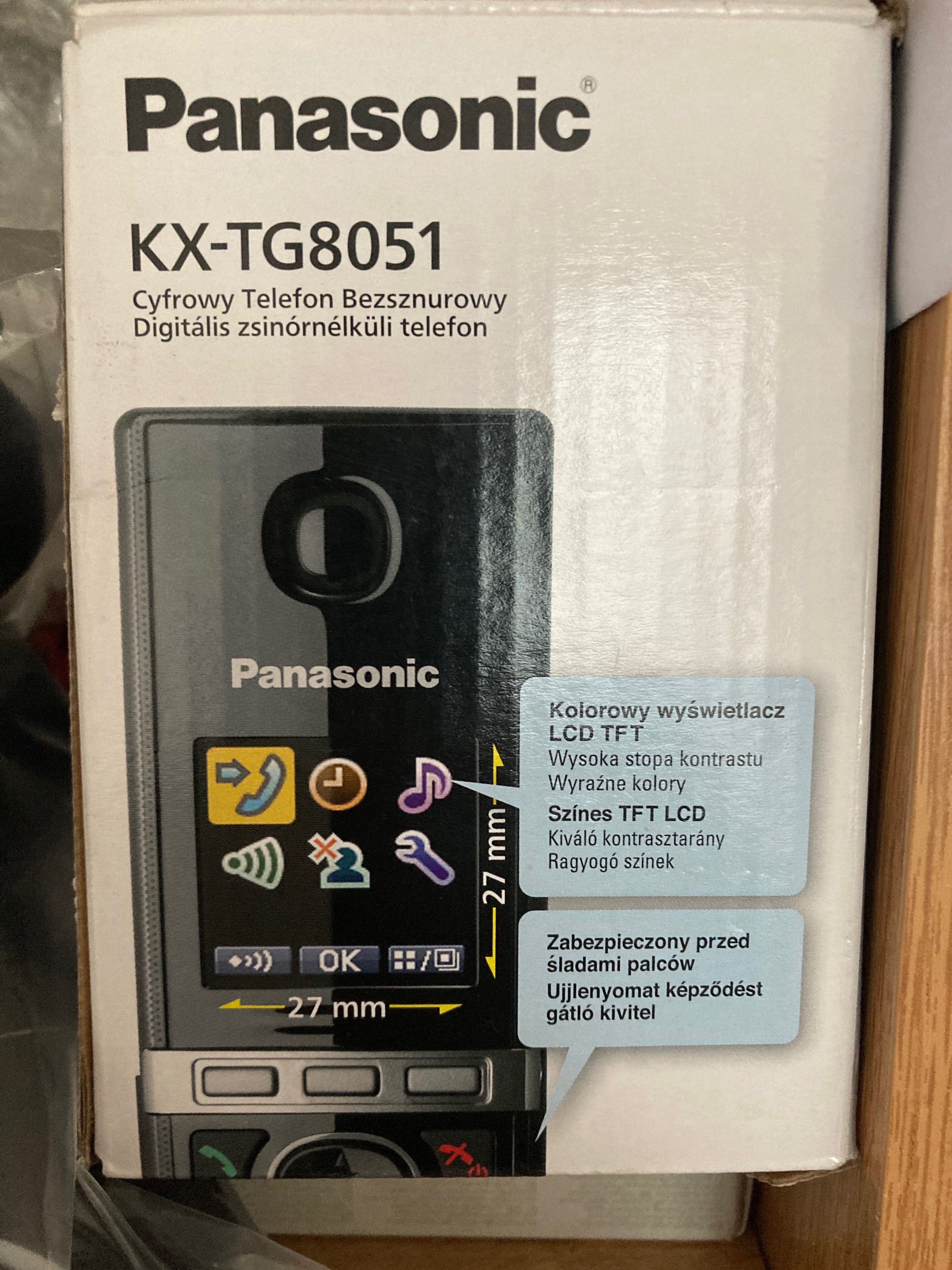 Telefon bezprzewodowy Panasonic KX-TG8051 Orange Love