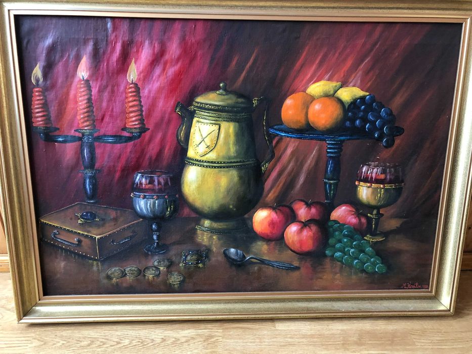 Sprzedam  bardzo tanio ladny obraz na plotnie , olej